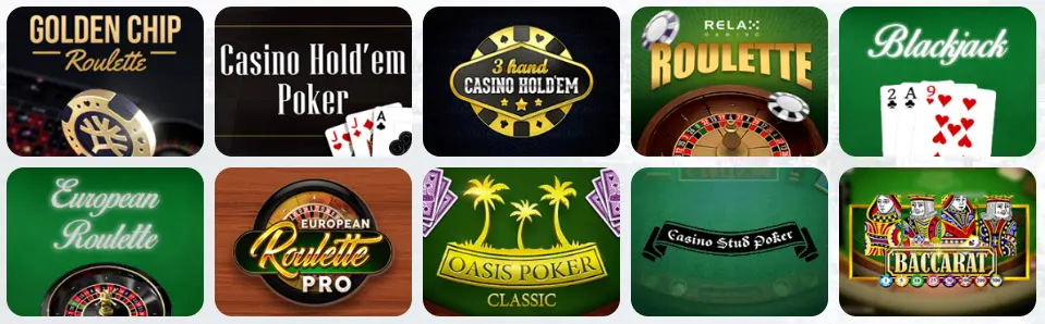 Jeux de table au North Casino