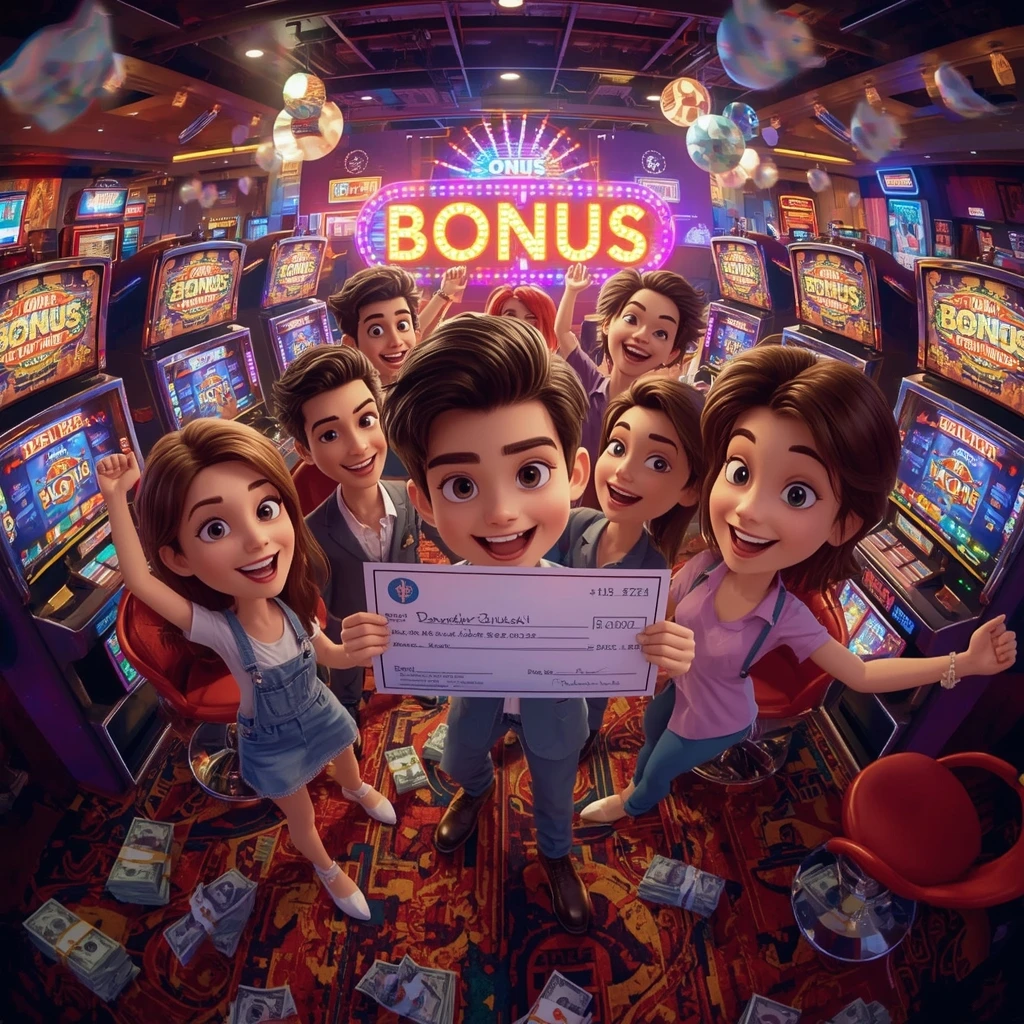 bonus dans les mains de l'homme au casino NORTH CASINO