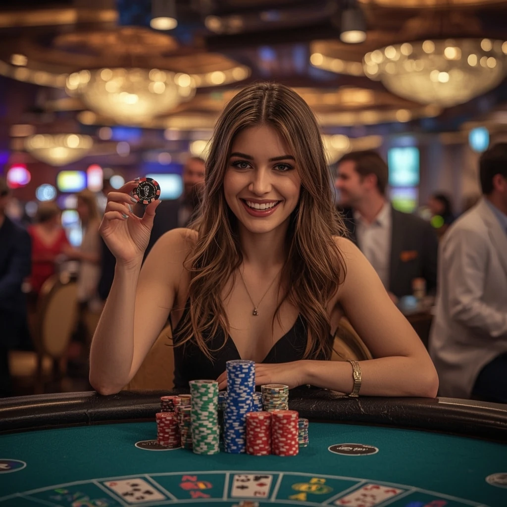 bonus dans les mains de l'homme au casino NORTH CASINO